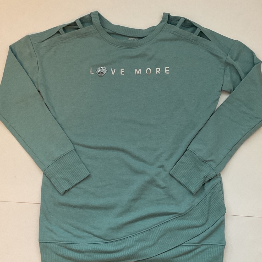 Justice Love More Cold Shoulder Top